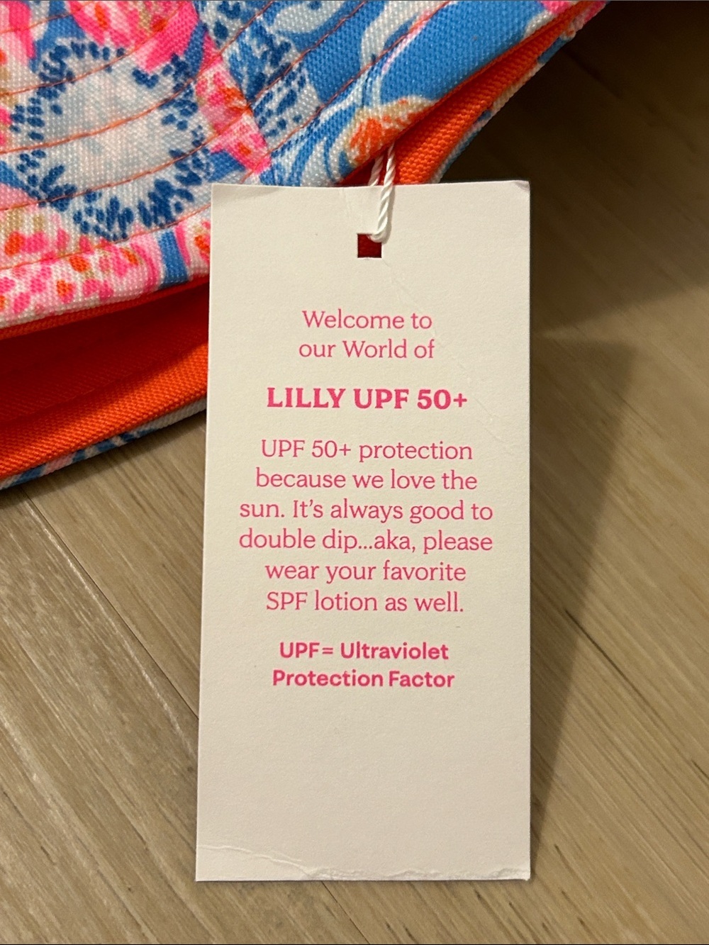 Lilly Pulitzer Reversible Canvas UPF 50 Bahamian Rhapsody's Sun Hat GWP NWT OS - Picture 7 of 8